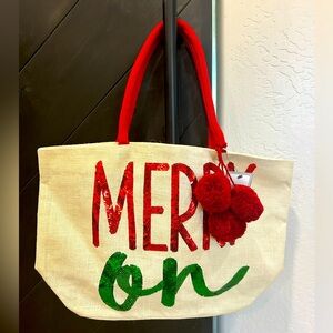 NEW Holiday Totes! (Mudpie) Large